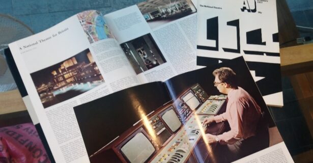 A selection of publications featuring the TPC National Theatre project, including an article regarding ‘Lightboard’ © National Theatre. TPC/4.