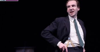 Ralph Fiennes in Brian Friel's 'Faith Healer', 2006. Photo courtesy of the James Hardiman Library, NUI Galway.