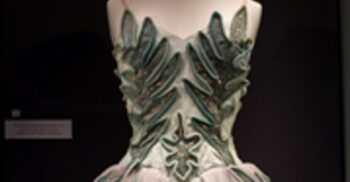 Costume by Oliver Messel, for a ‘Fairy Nymph’ in ‘The Sleeping Beauty’, for the Royal Ballet at the Royal Opera House, c.1946.
